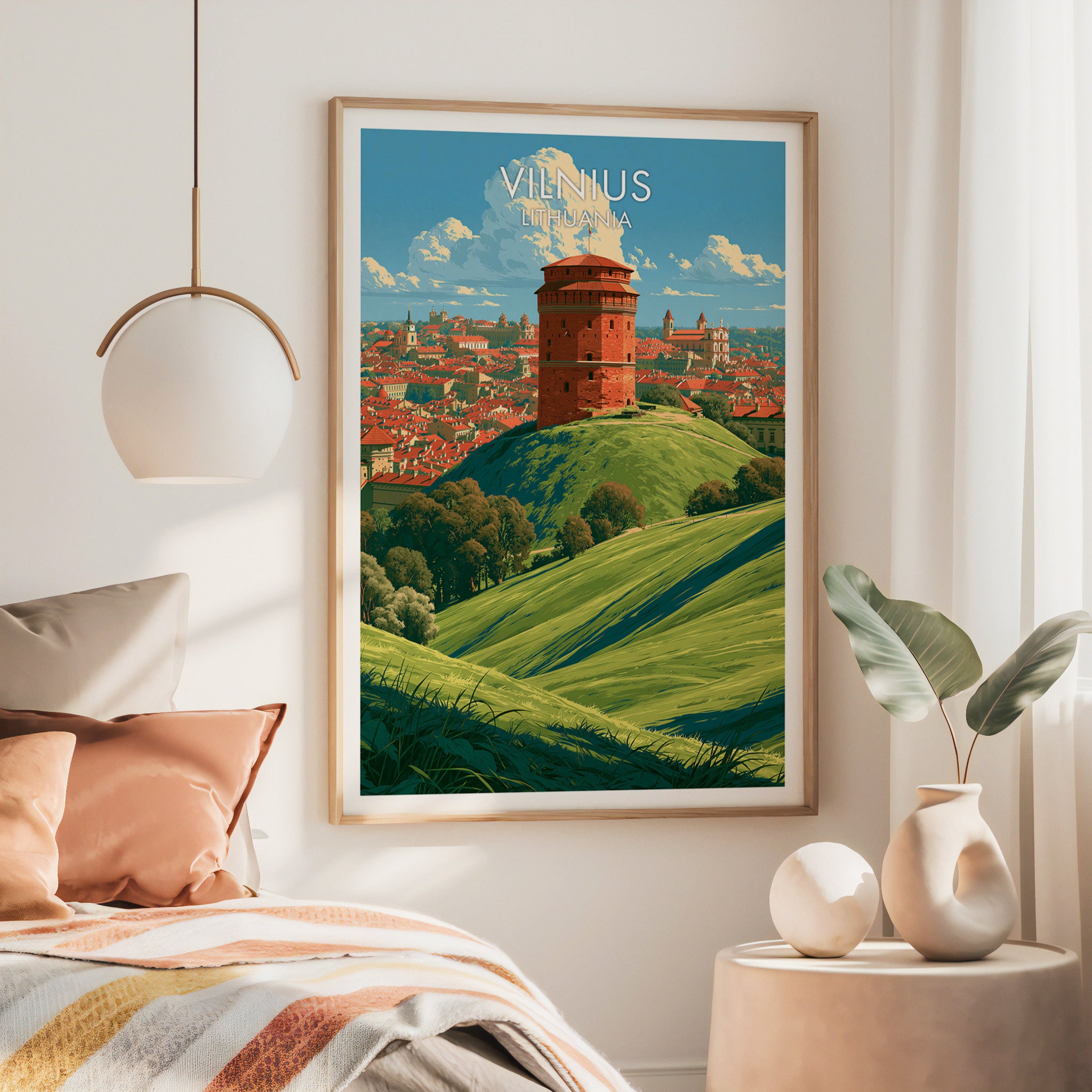 Gediminas-Burgturm Vilnius Litauen