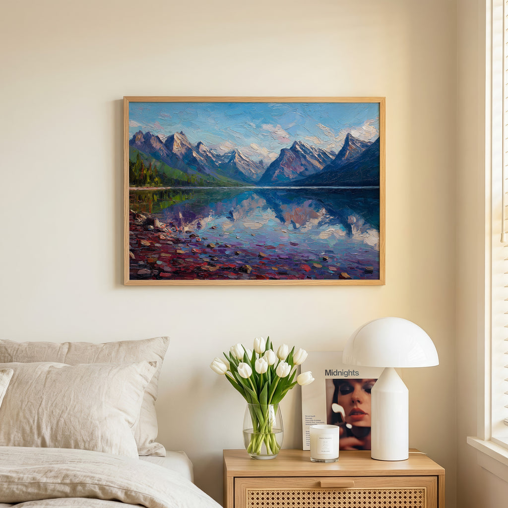 Glacier National Park Oil Painting