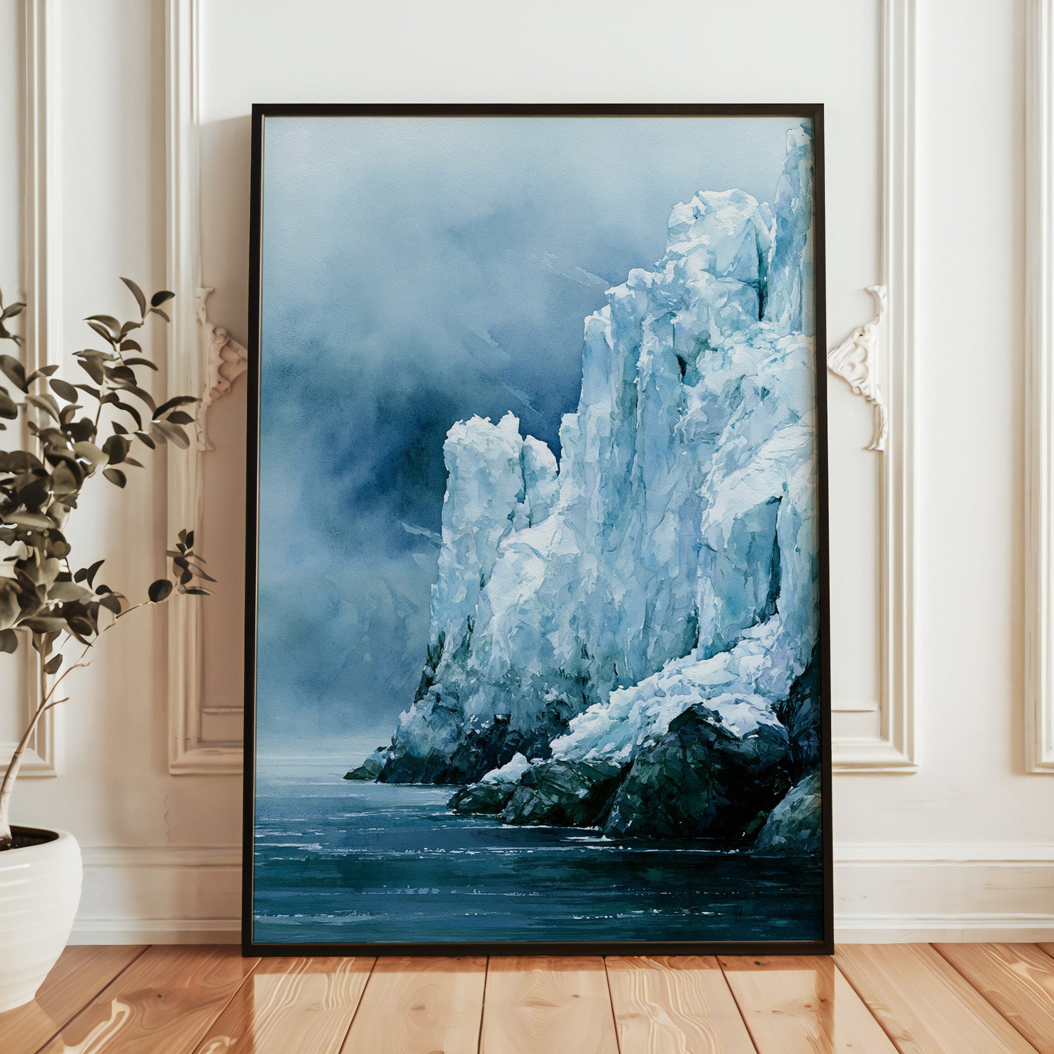 Glacier Bay National Park Watercolor Art