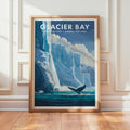 Retro Glacier Bay National Park Print