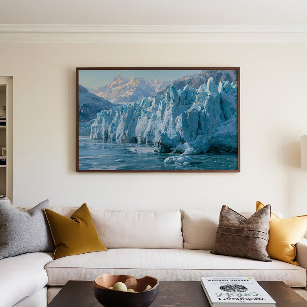 Glacier Bay National Park Classical Oil Painting