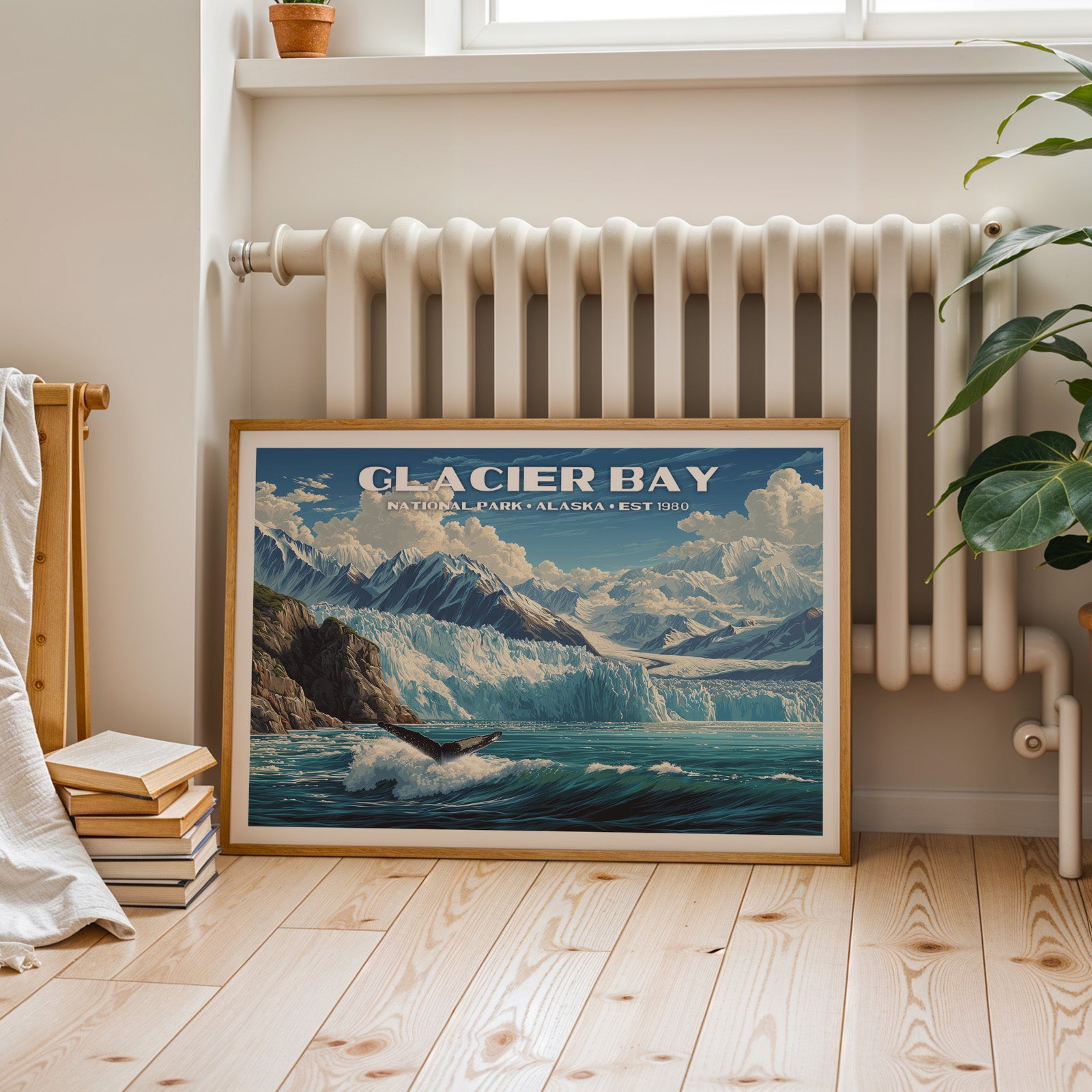 Glacier Bay National Park Horizontal Vintage Art