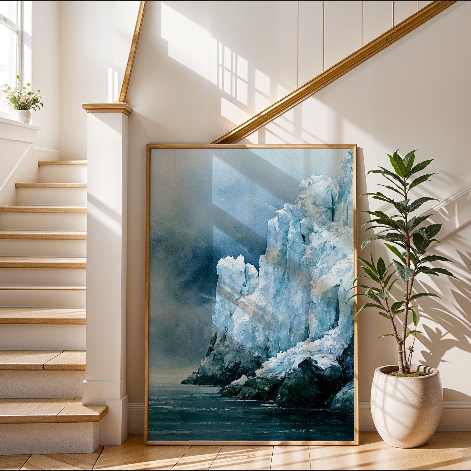 Glacier Bay National Park Watercolor Art