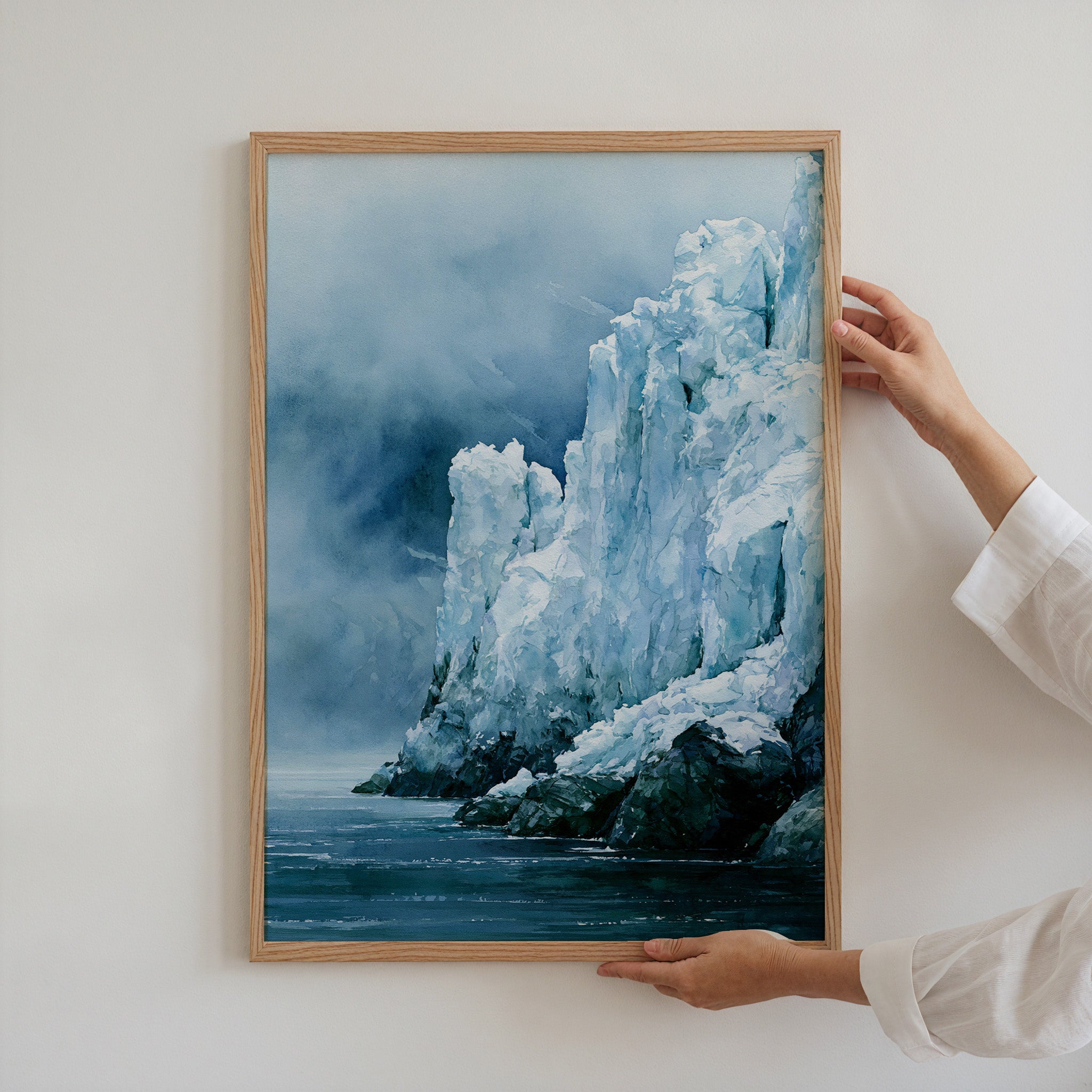 Glacier Bay National Park Watercolor Art
