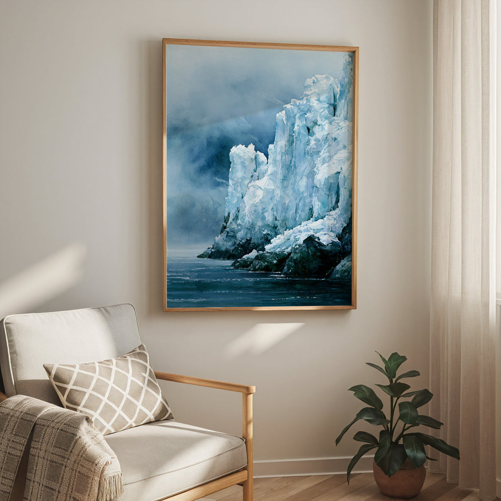 Glacier Bay National Park Watercolor Art
