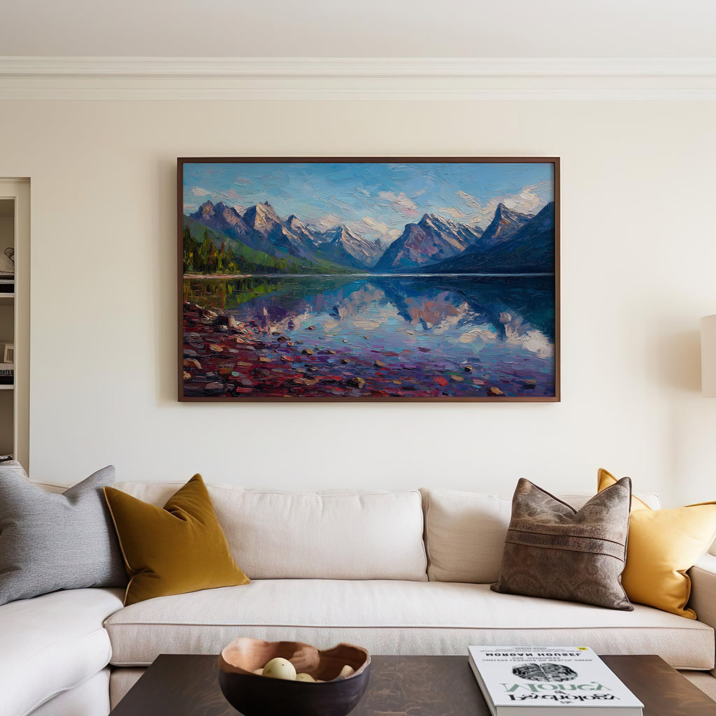 Glacier National Park Oil Painting