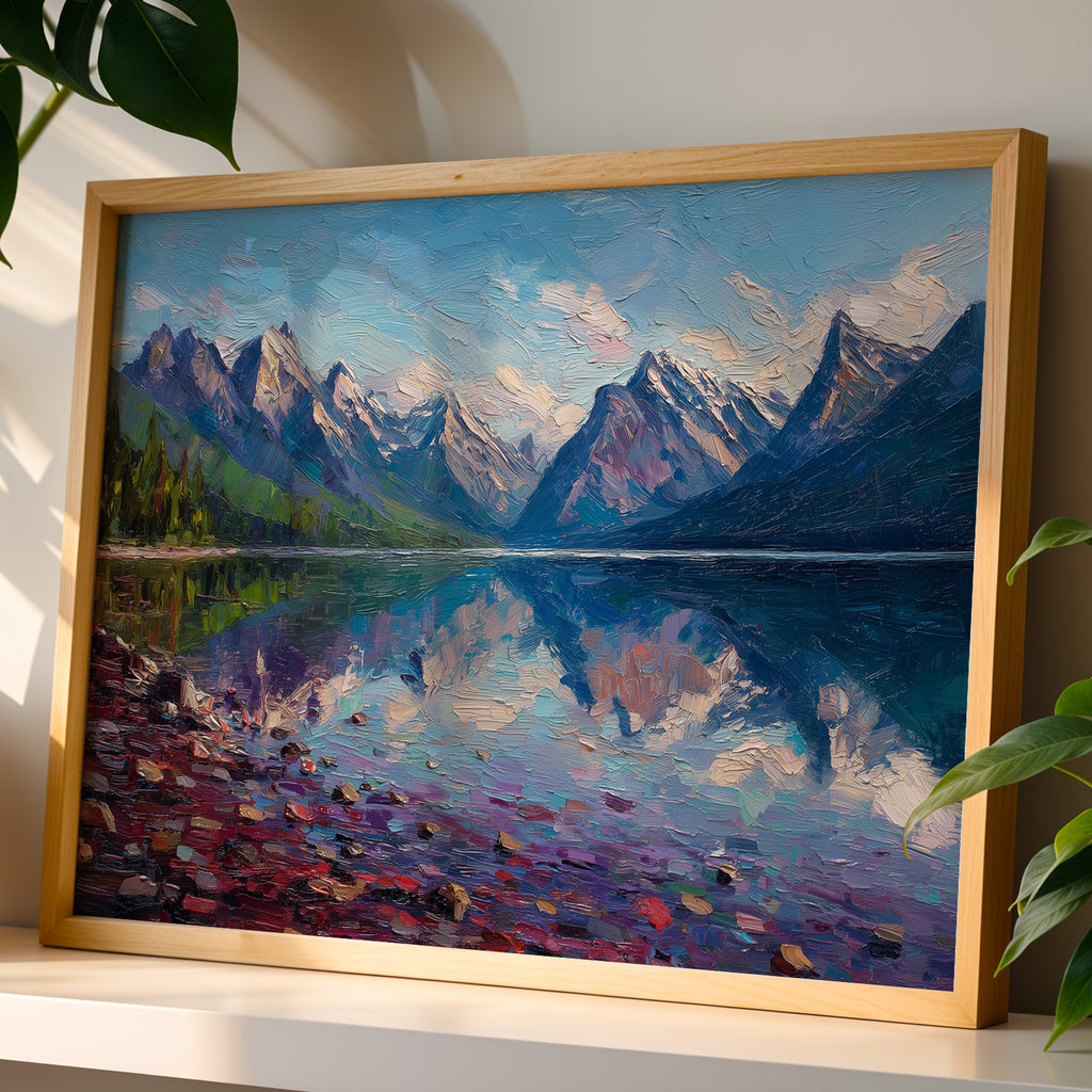 Glacier National Park Oil Painting