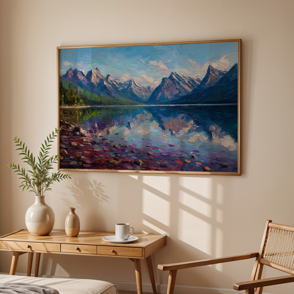 Glacier National Park Oil Painting