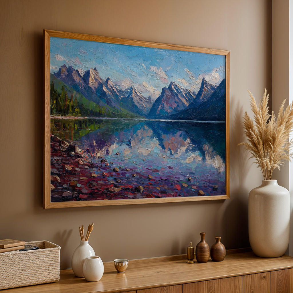 Glacier National Park Oil Painting