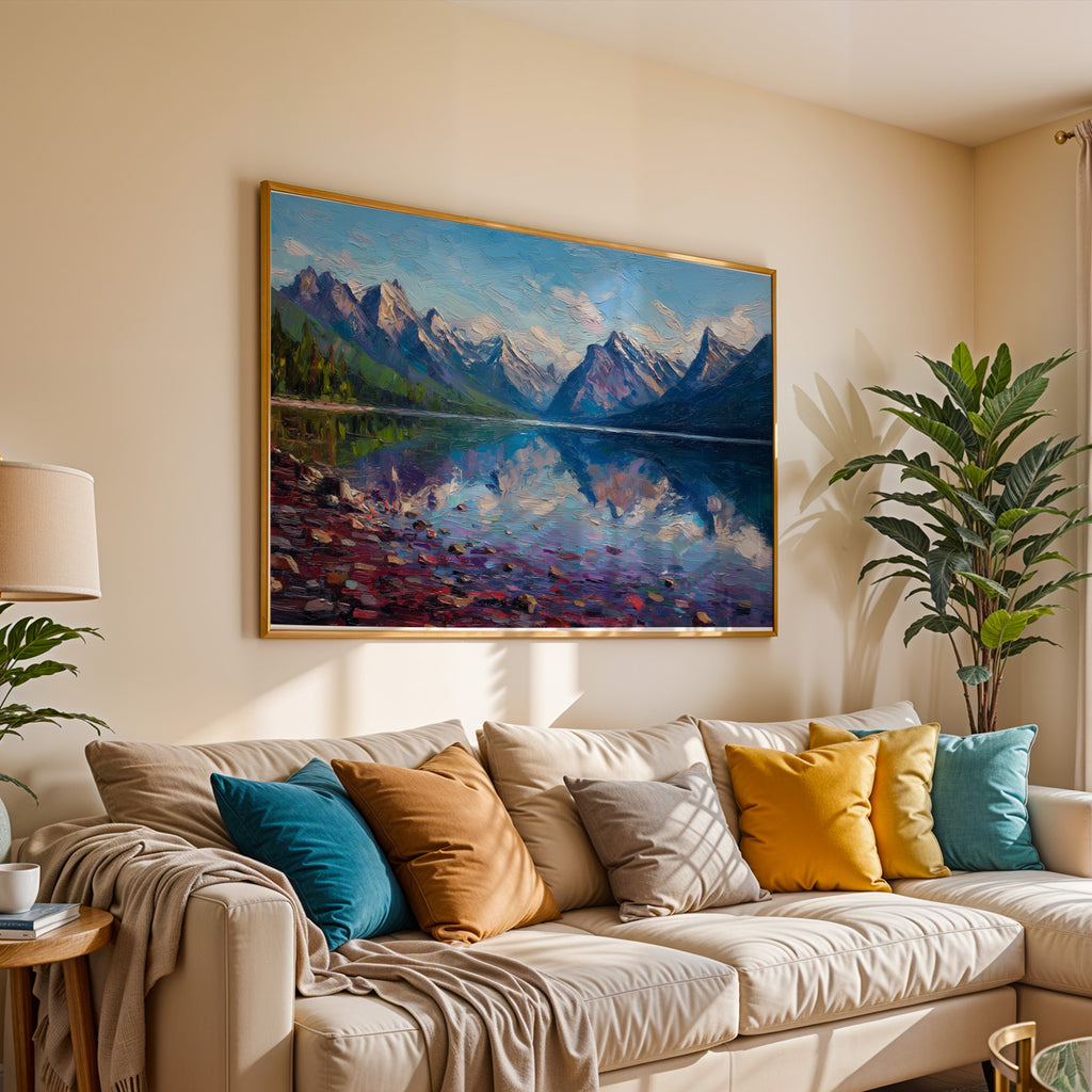 Glacier National Park Oil Painting