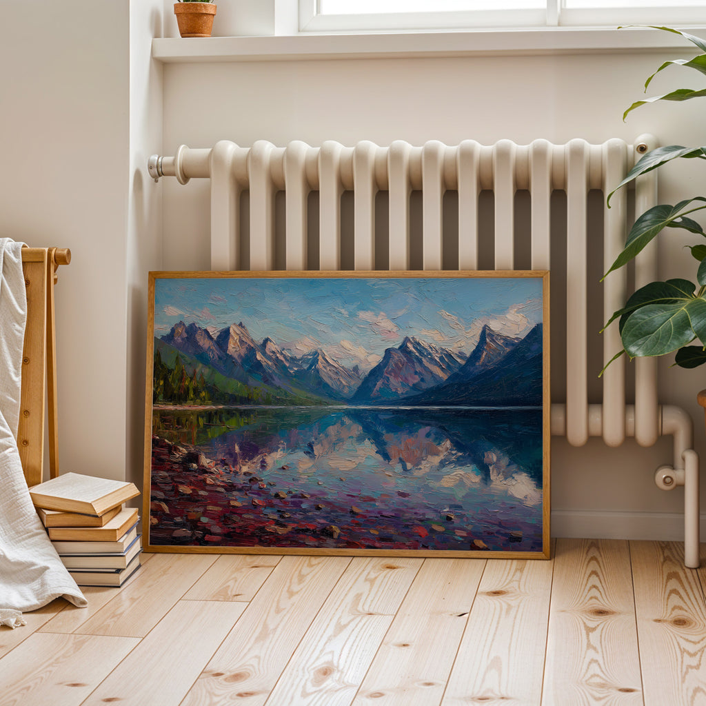Glacier National Park Oil Painting