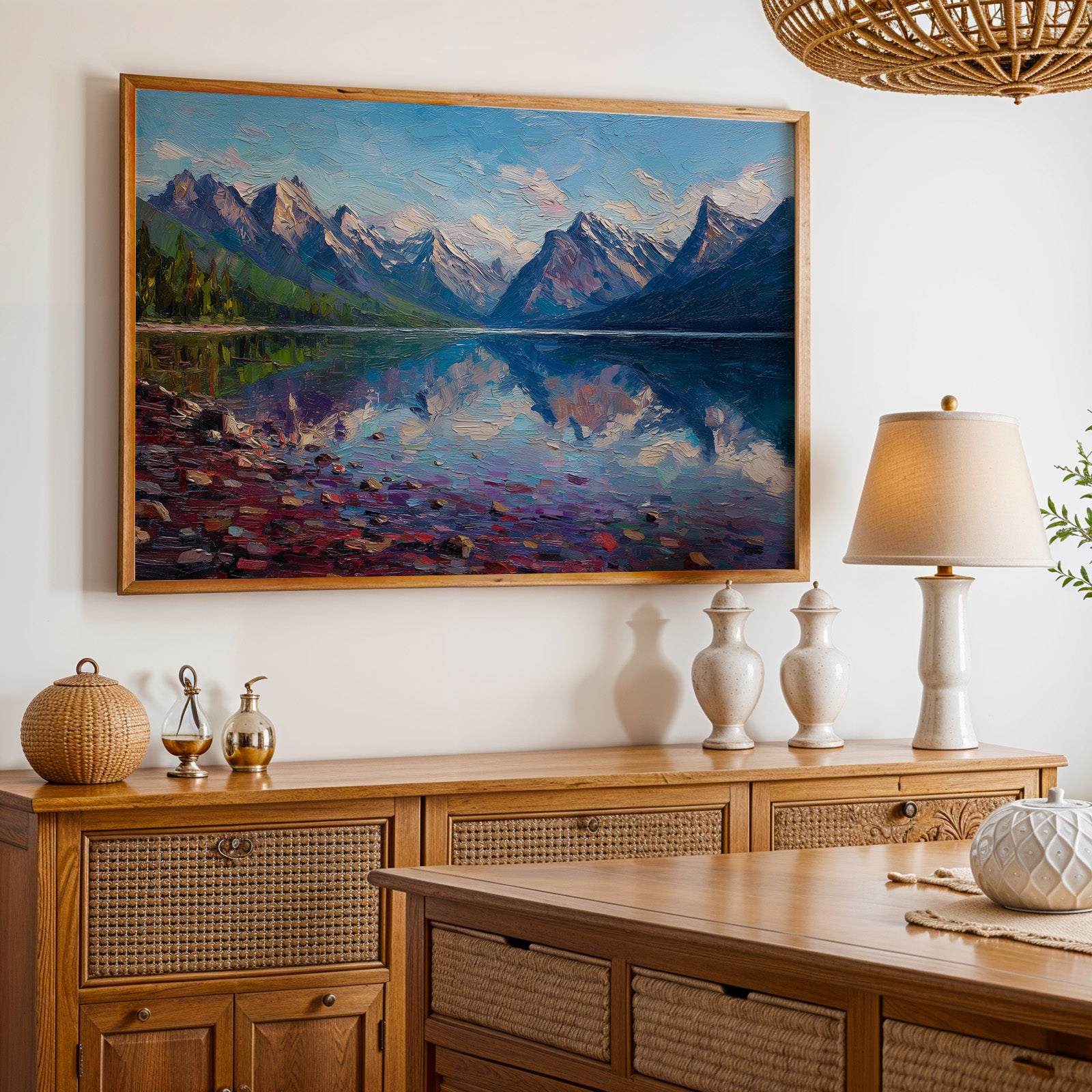 Glacier National Park Oil Painting