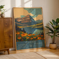 Glacier National Park Vintage WPA Art