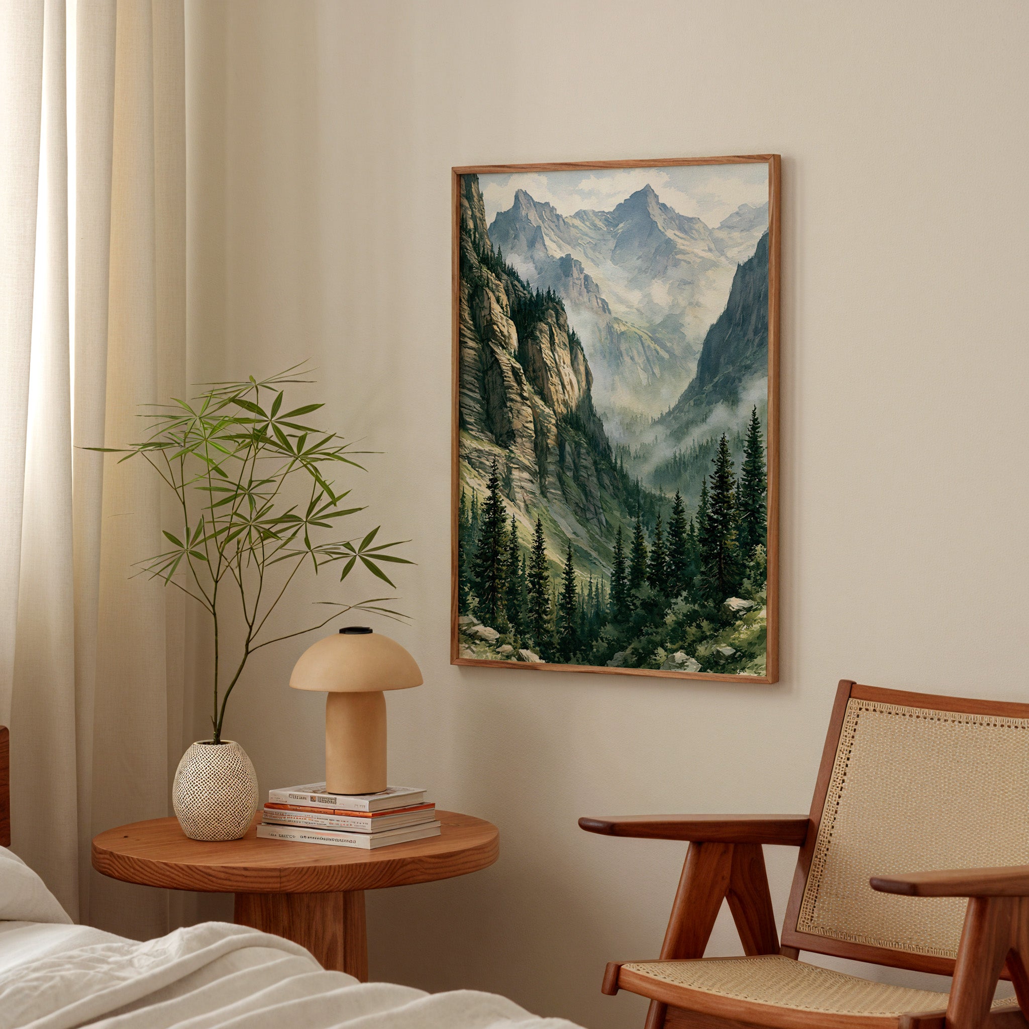 Glacier National Park Watercolor Art