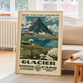 Glacier National Park Vintage WPA Art