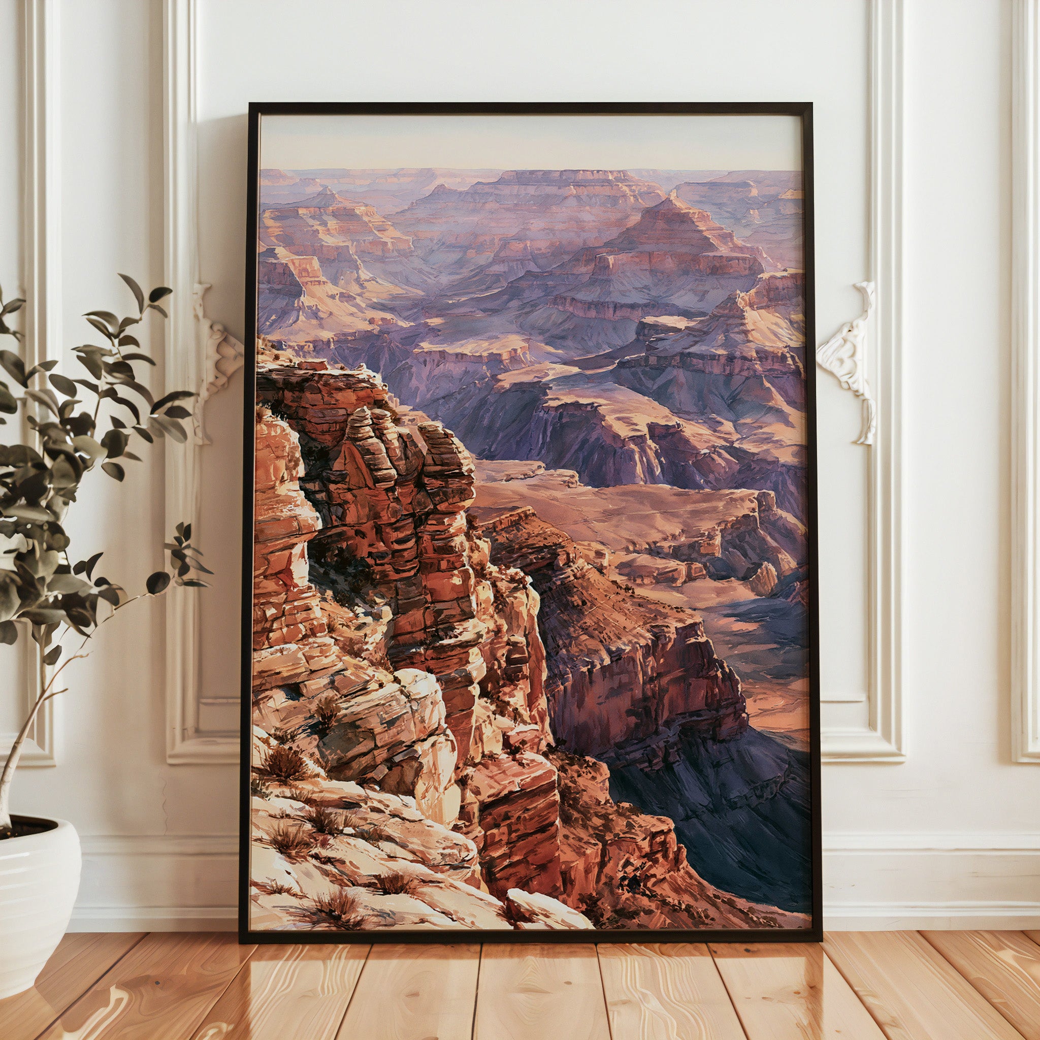 Grand Canyon National Park Watercolor Art