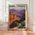 Retro Grand Canyon National Park Print