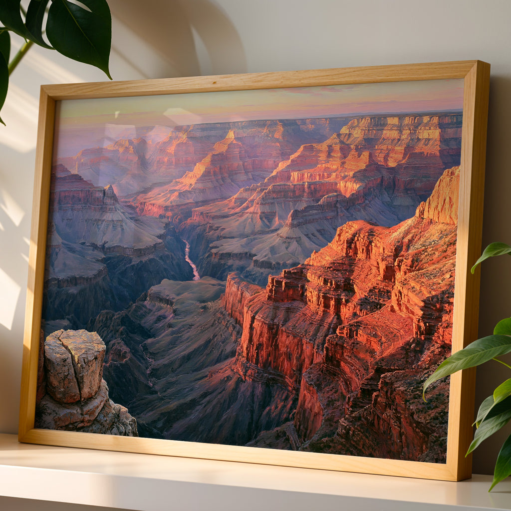 Grand Canyon National Park Classical Oil Painting