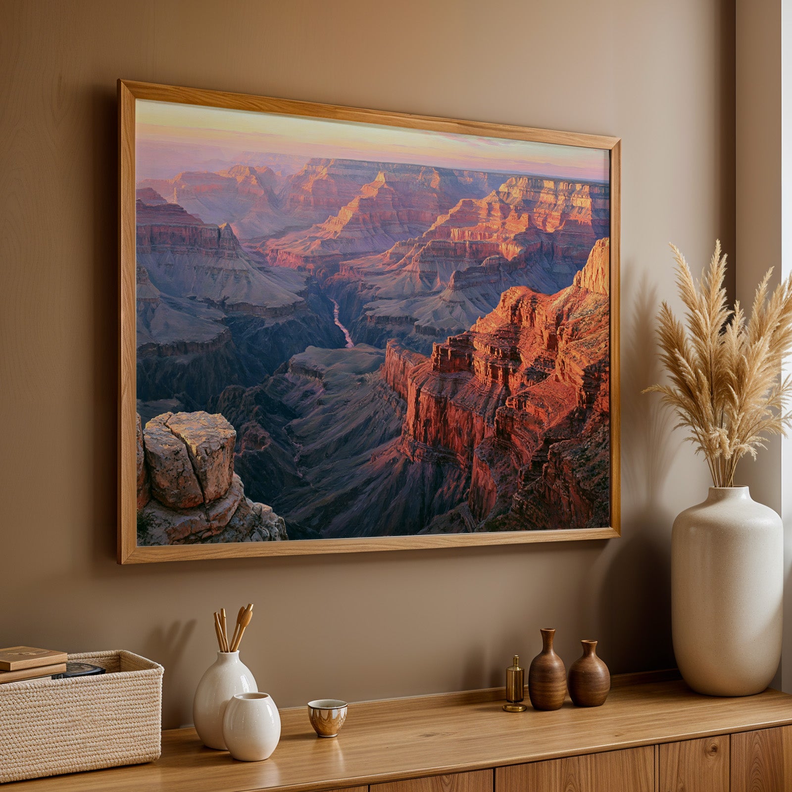 Grand Canyon National Park Classical Oil Painting