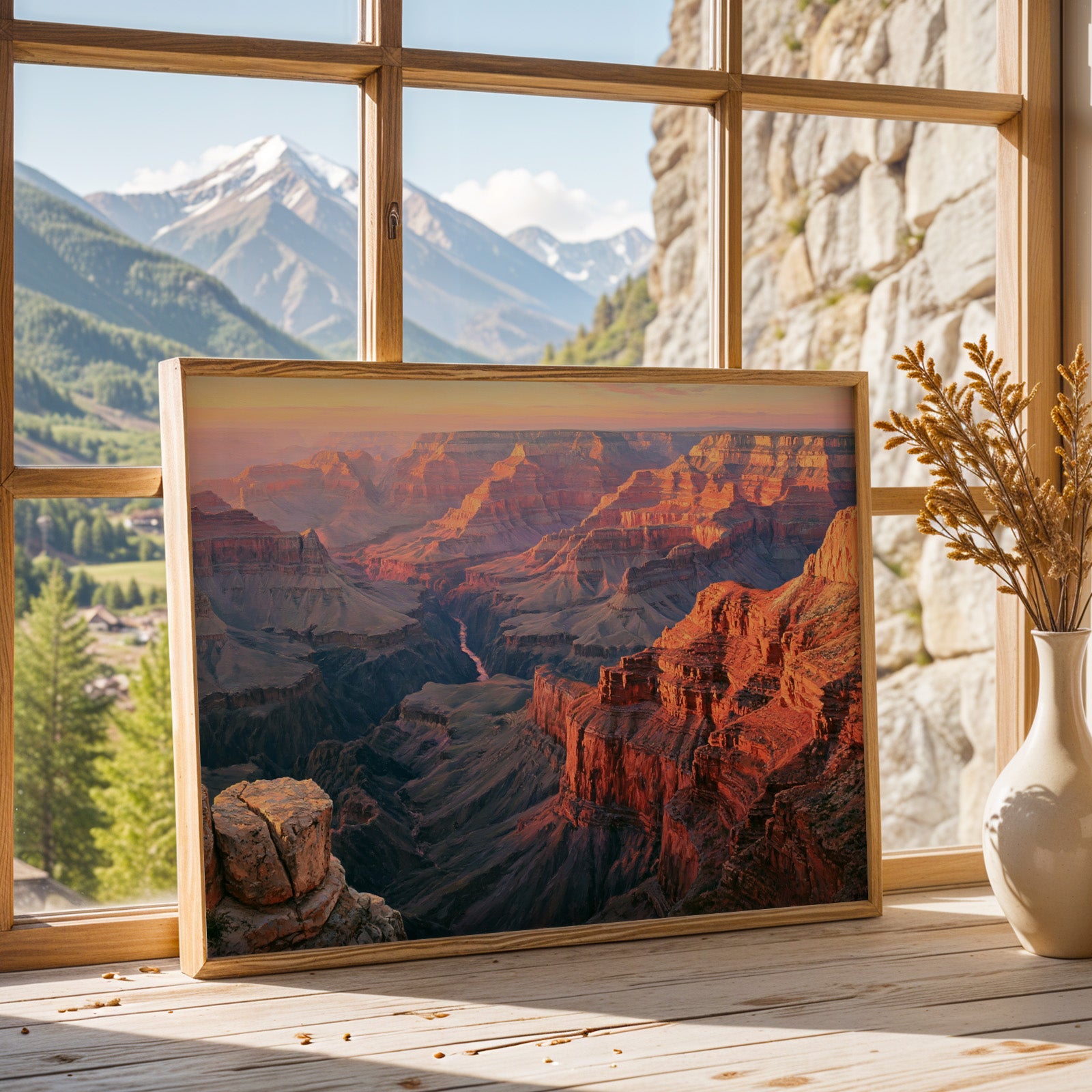 Grand Canyon National Park Classical Oil Painting