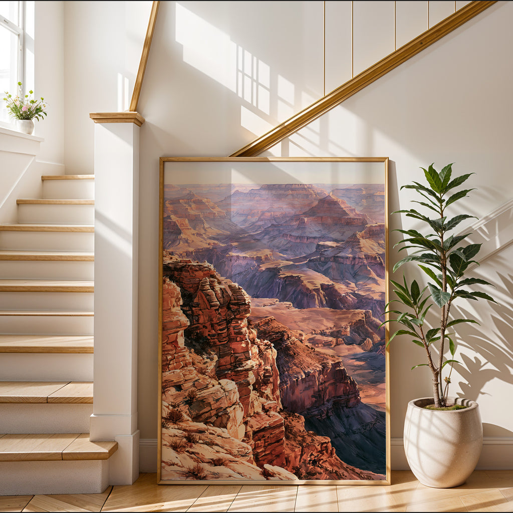 Grand Canyon National Park Watercolor Art