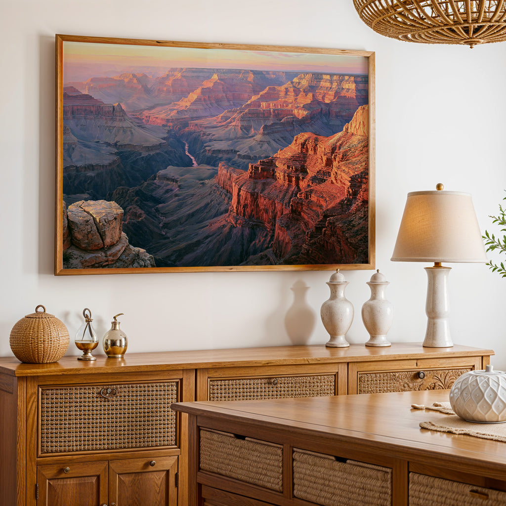 Grand Canyon National Park Classical Oil Painting