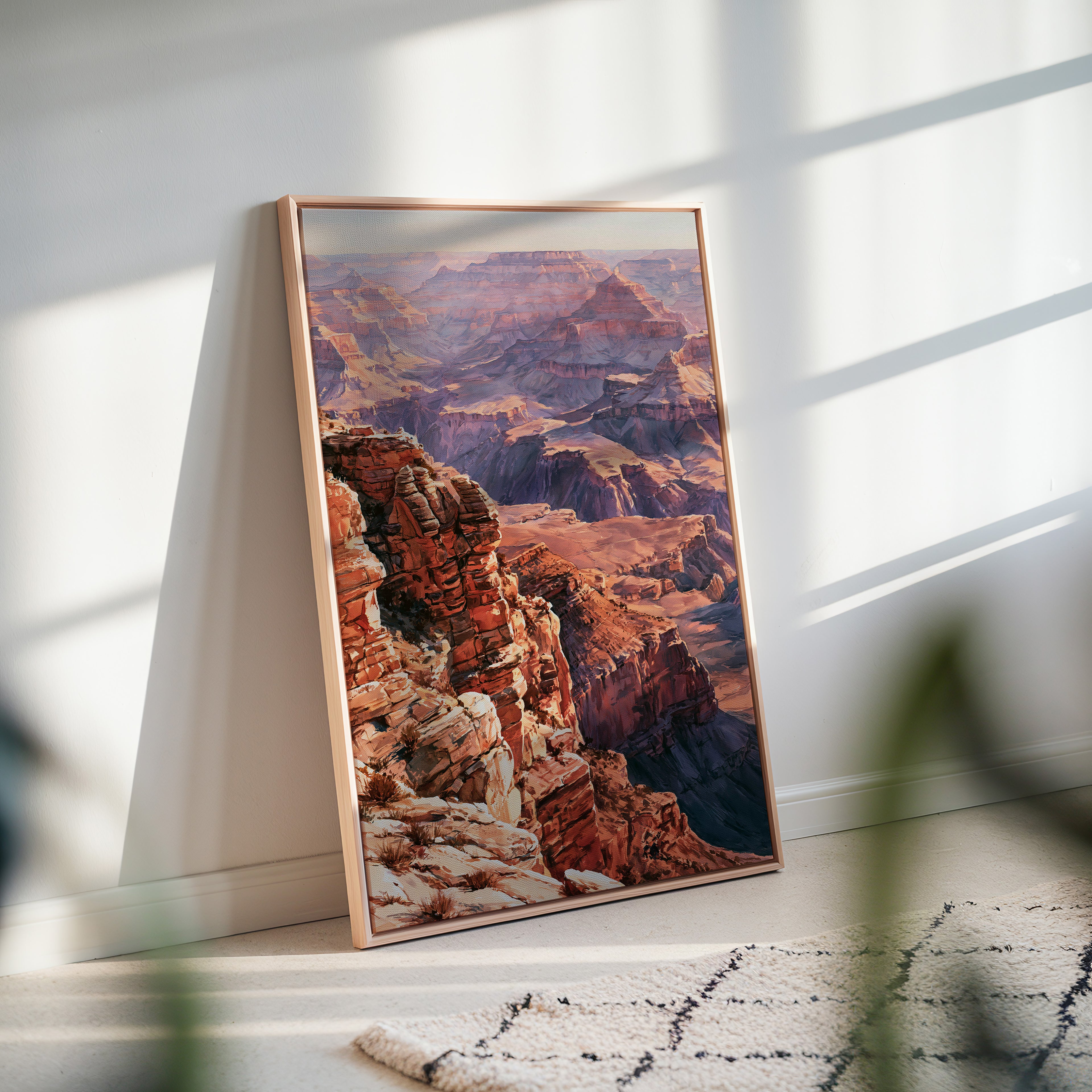 Grand Canyon National Park Watercolor Art