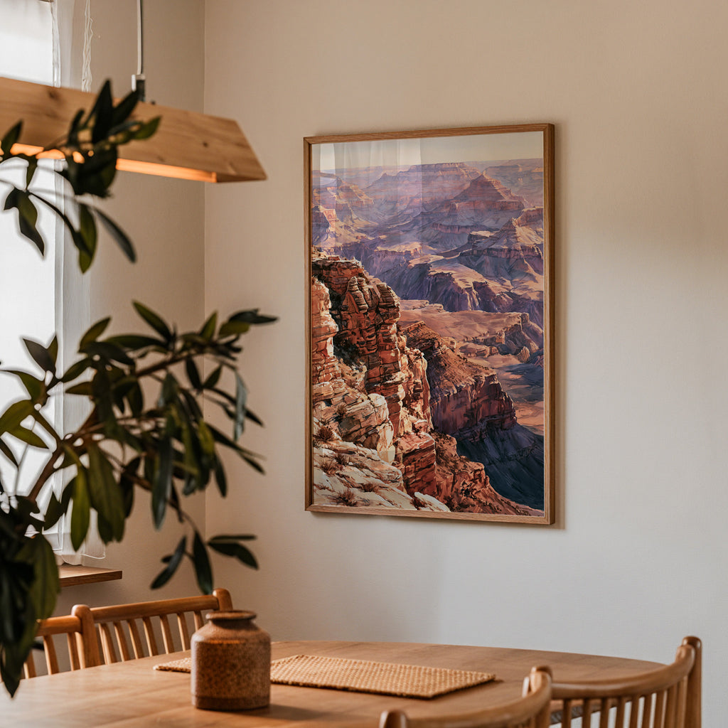 Grand Canyon National Park Watercolor Art