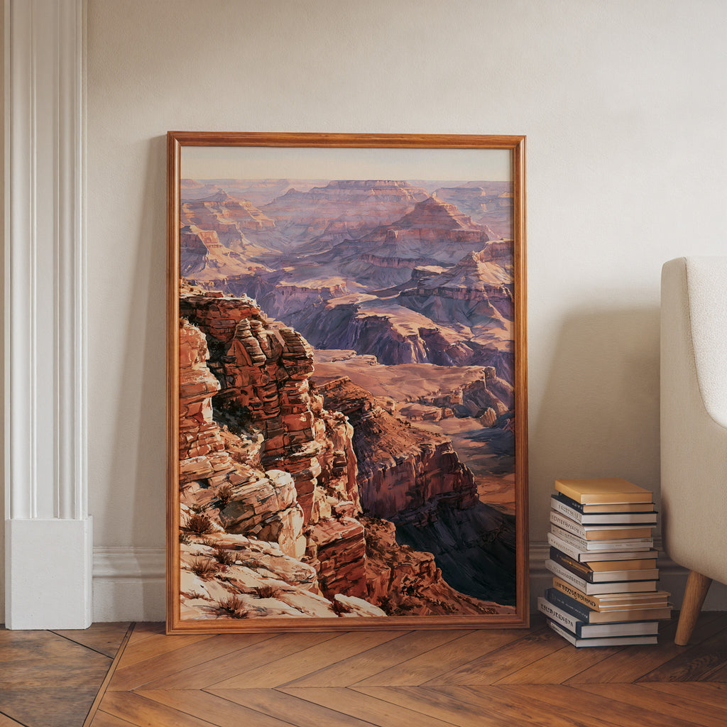 Grand Canyon National Park Watercolor Art