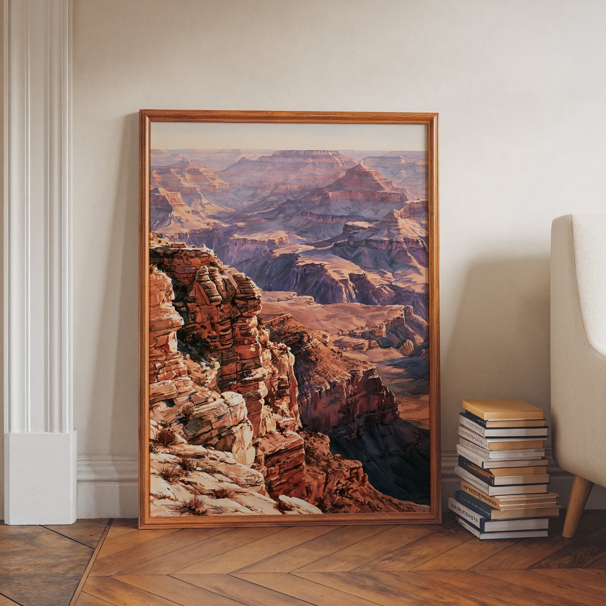 Grand Canyon National Park Watercolor Art