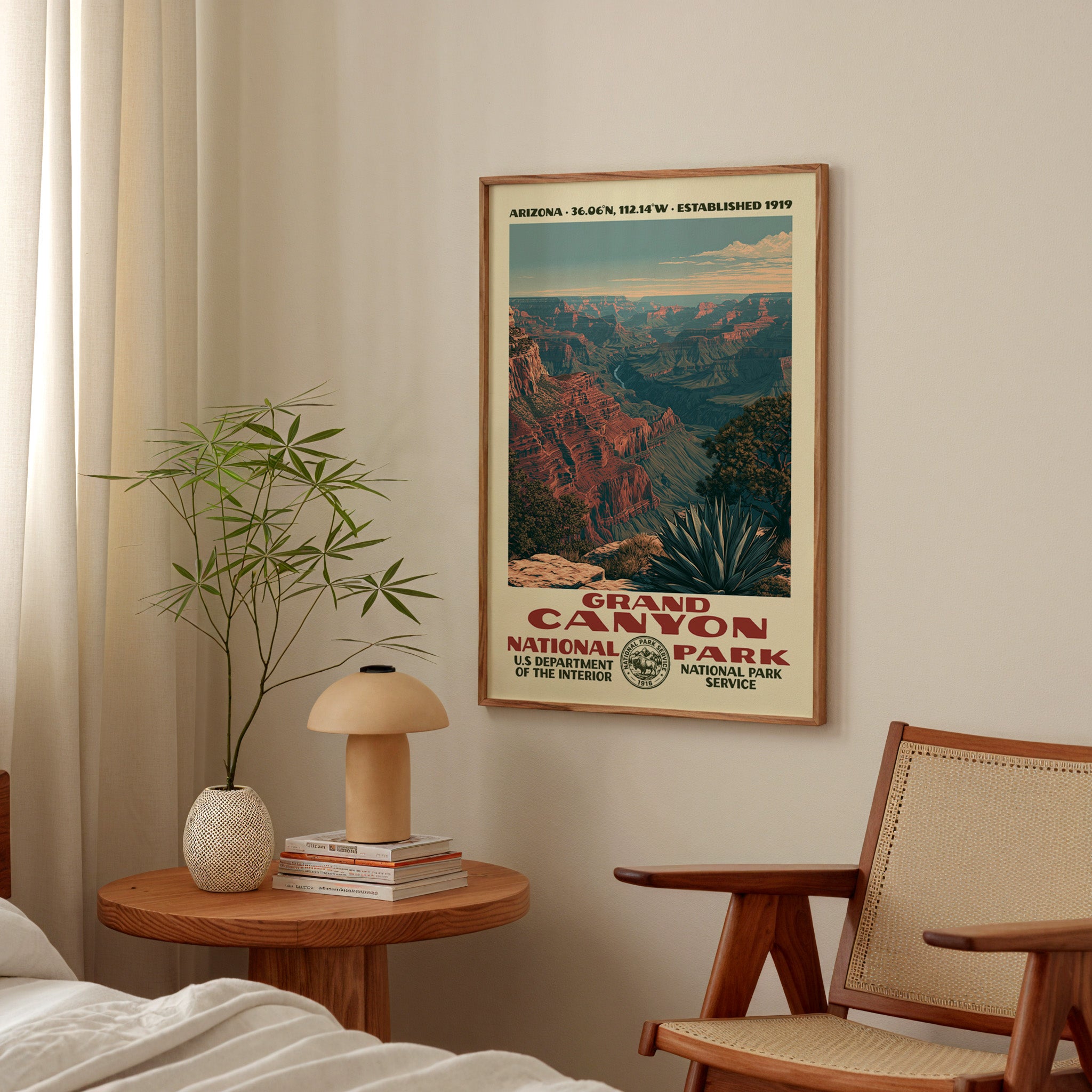 Grand Canyon National Park Vintage WPA Art