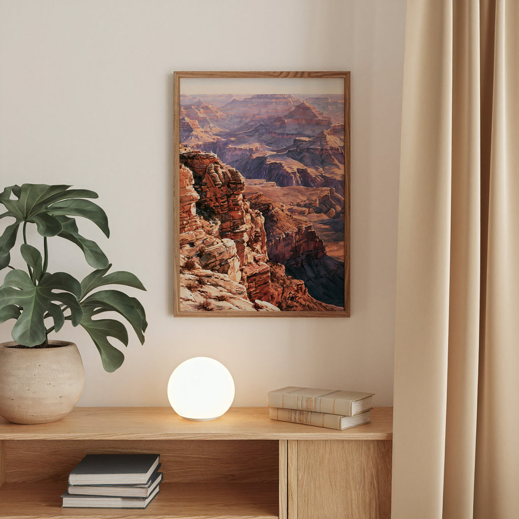 Grand Canyon National Park Watercolor Art