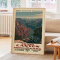 Grand Canyon National Park Vintage WPA Art