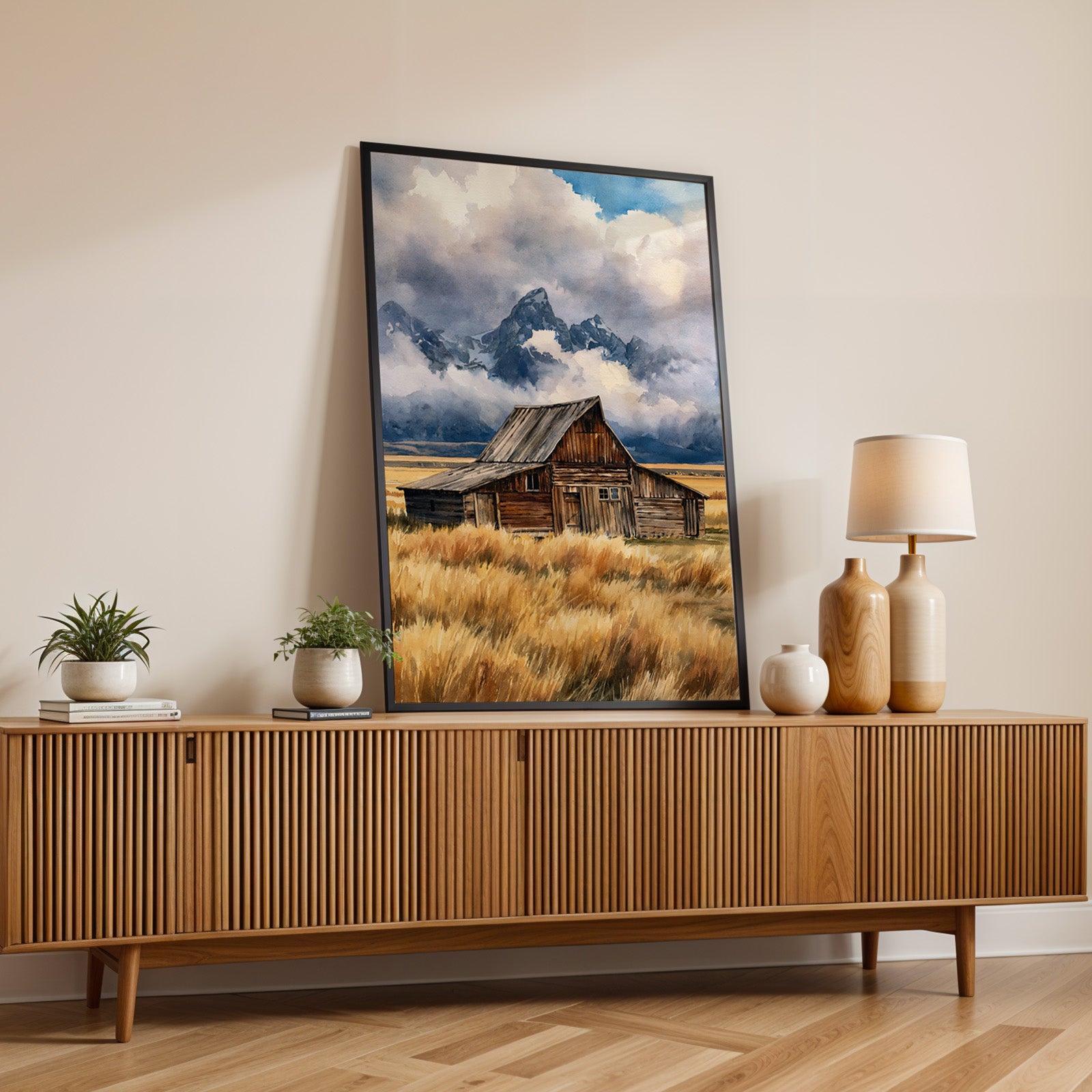 Grand Teton National Park Watercolor Art