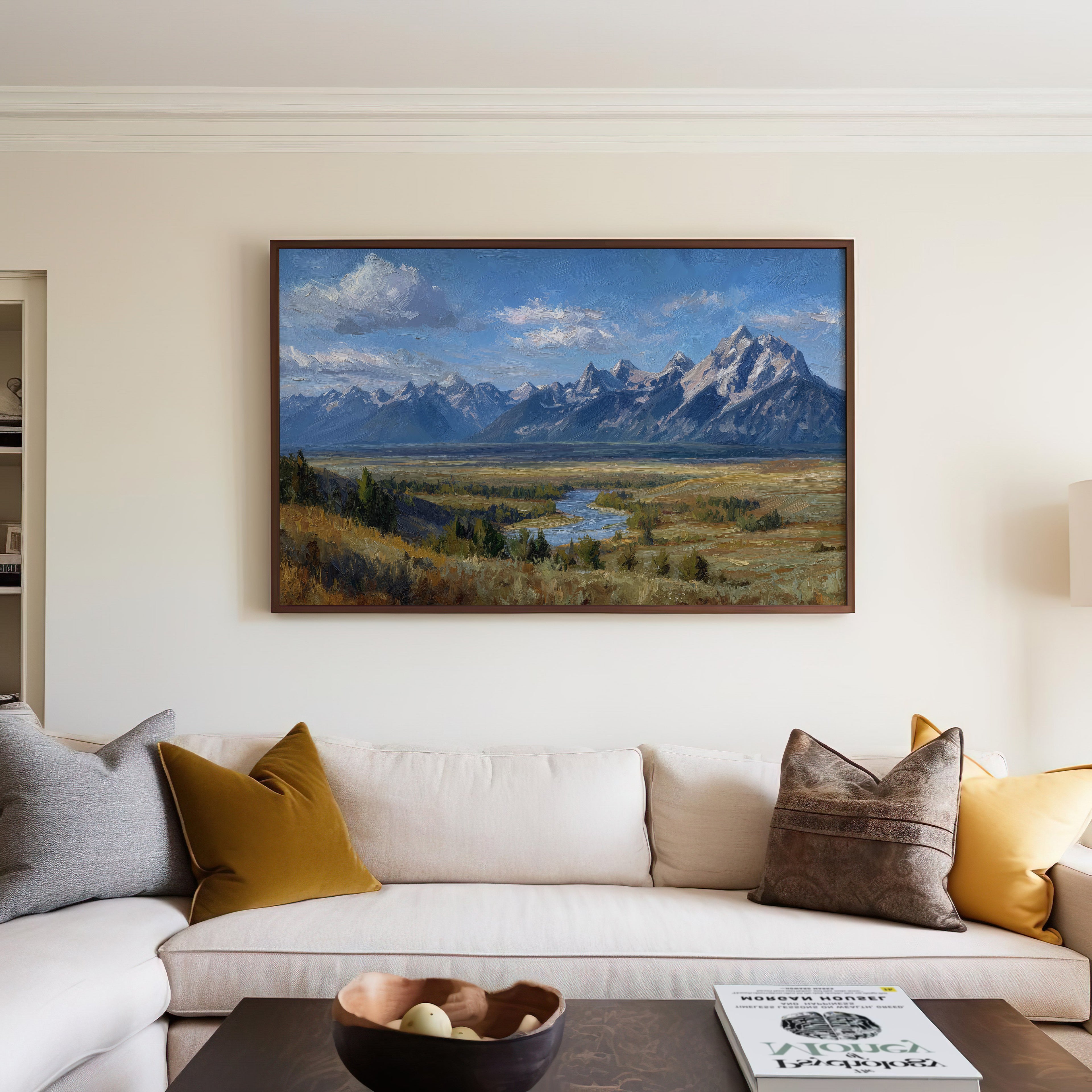 Grand Teton National Park Oil Painting