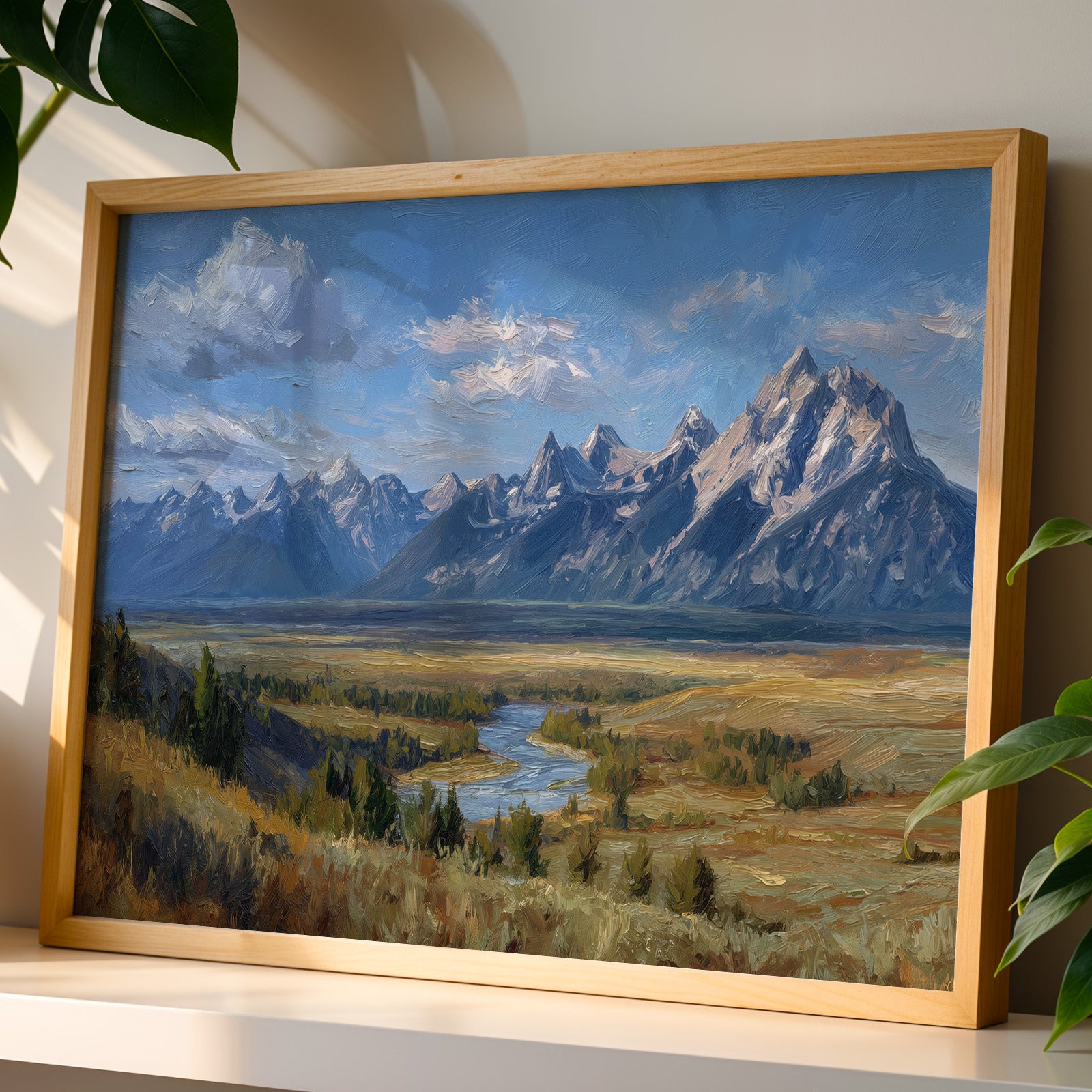 Grand Teton National Park Oil Painting