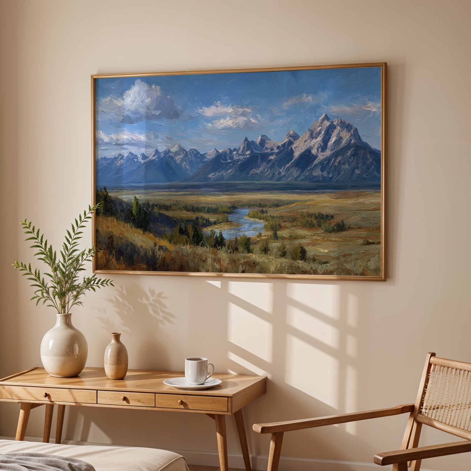 Grand Teton National Park Oil Painting