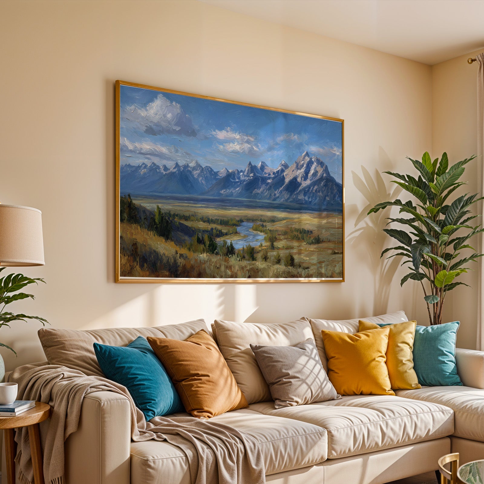 Grand Teton National Park Oil Painting