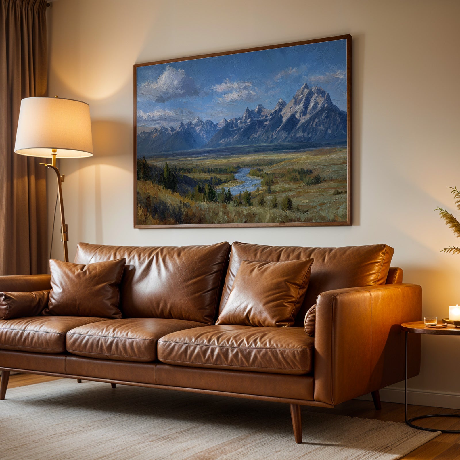 Grand Teton National Park Oil Painting