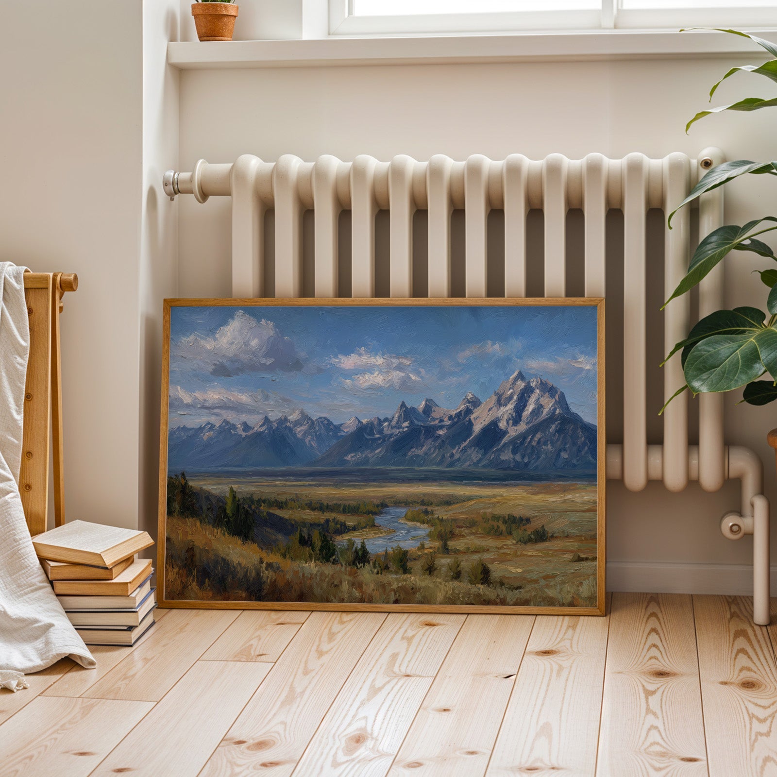 Grand Teton National Park Oil Painting