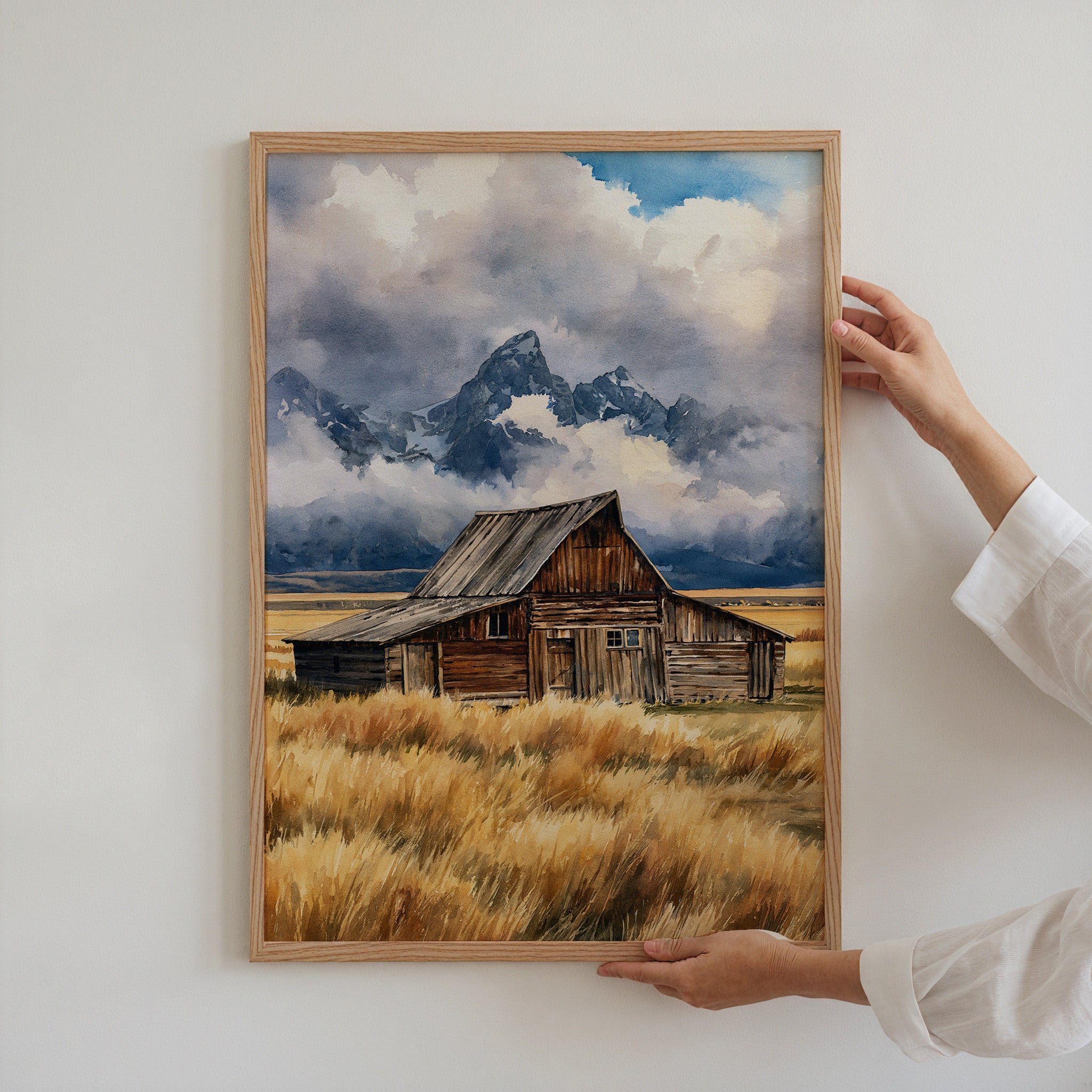 Grand Teton National Park Watercolor Art