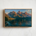 Grand Teton National Park Classical Oil Painting