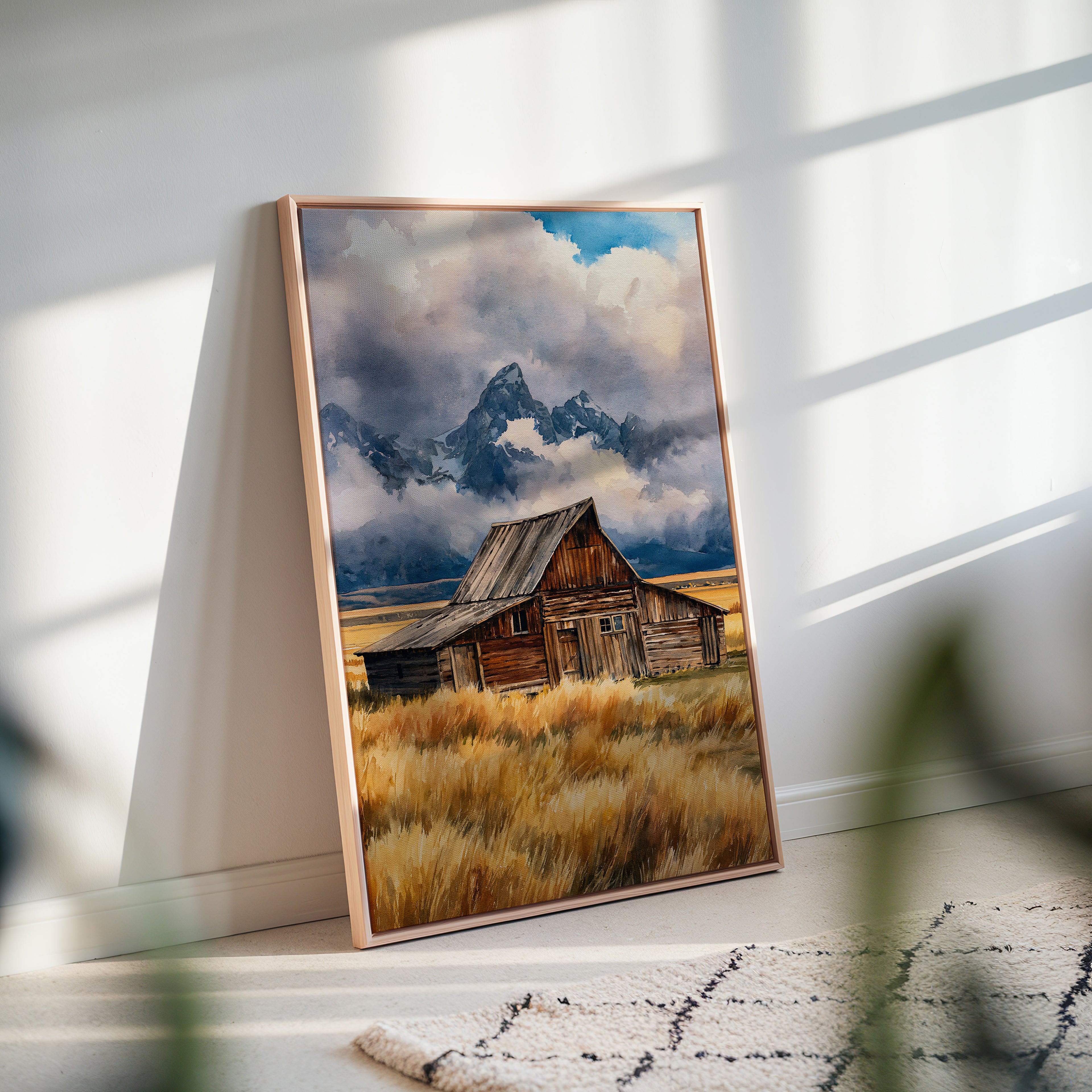 Grand Teton National Park Watercolor Art