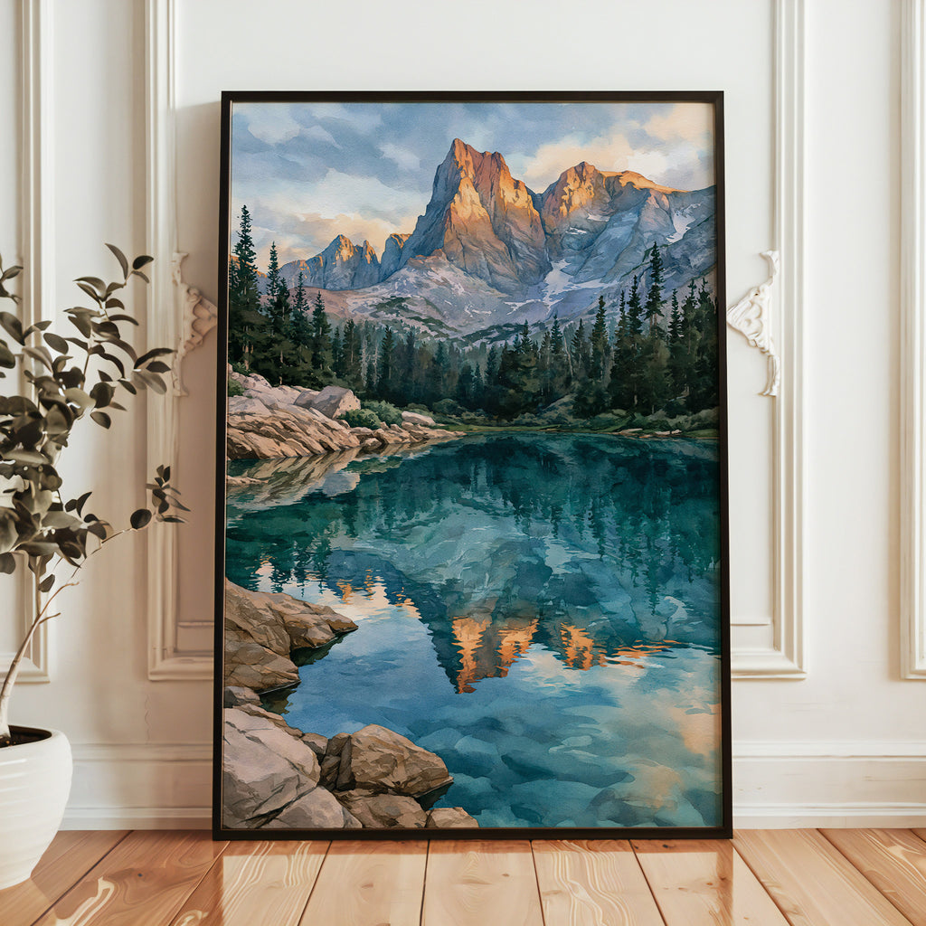 Great Basin National Park Watercolor Art