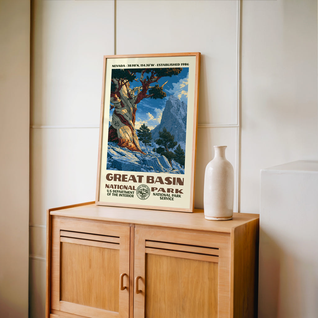 Great Basin National Park Vintage WPA Art