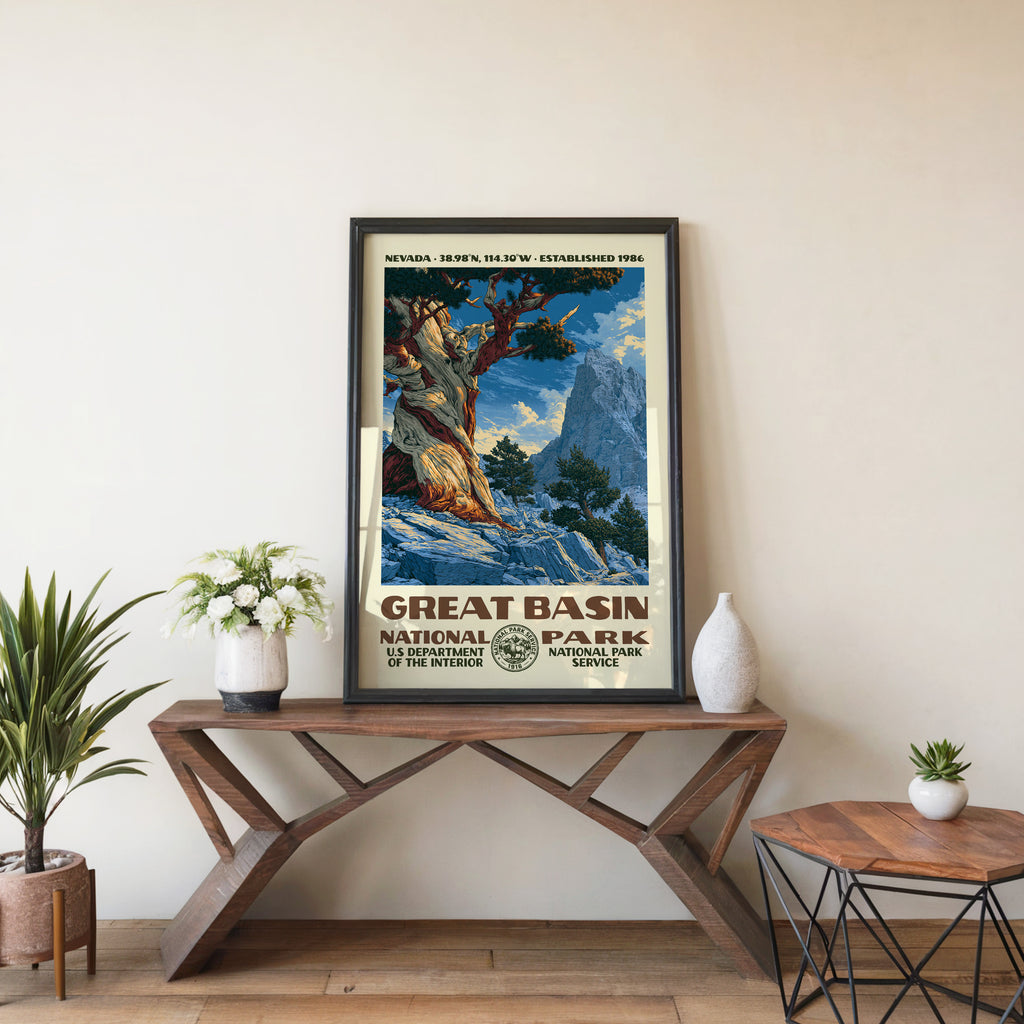 Great Basin National Park Vintage WPA Art