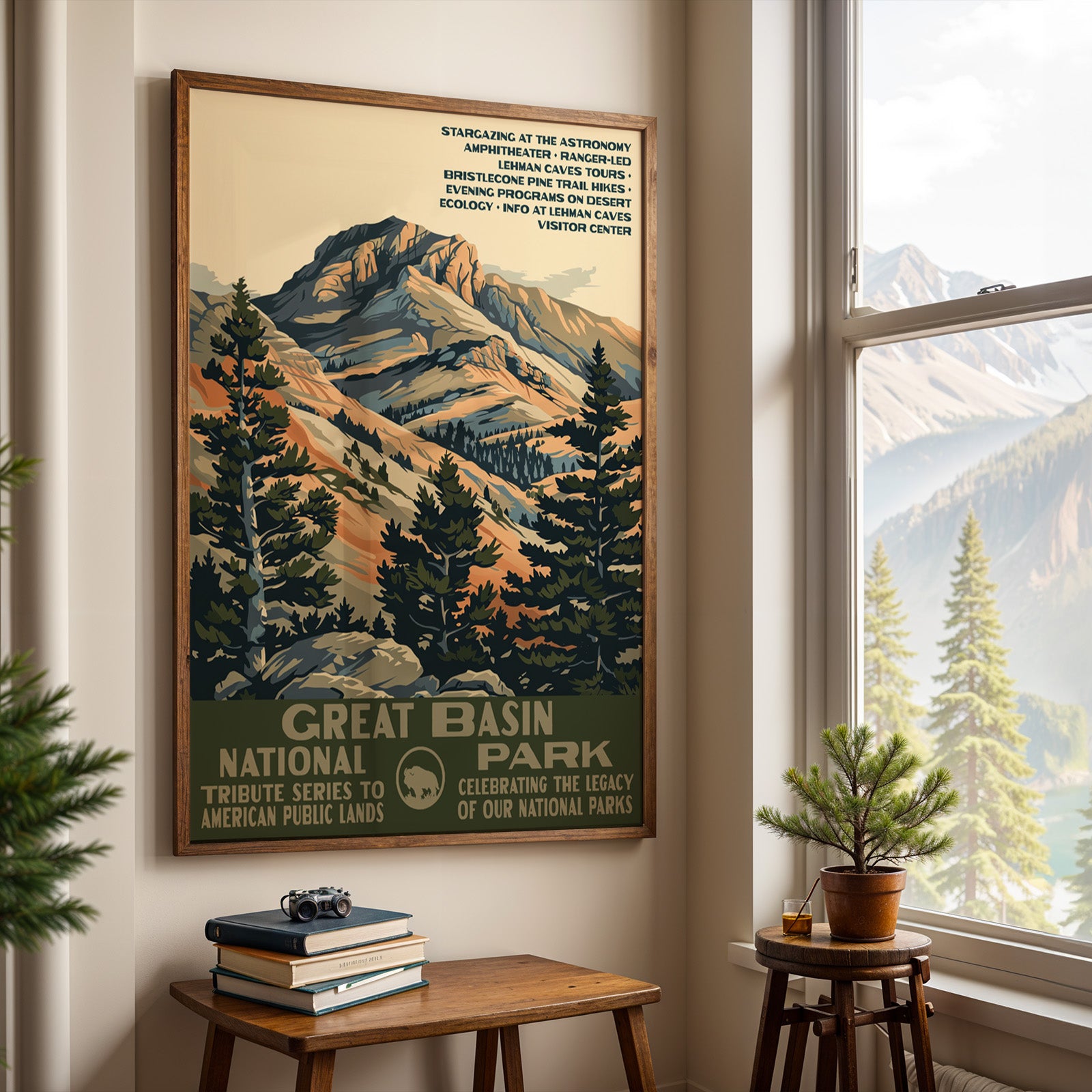 Great Basin National Park Vintage WPA Art