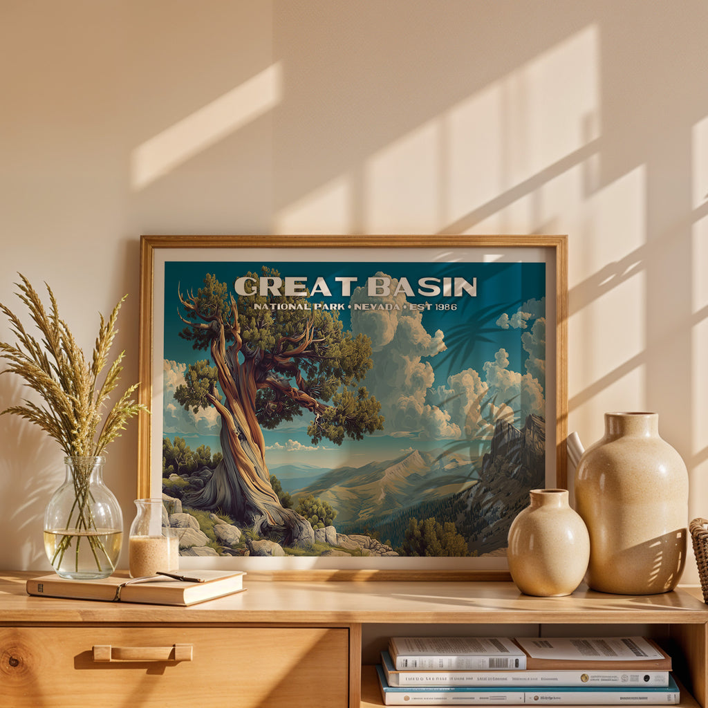 Great Basin National Park Horizontal Vintage Art