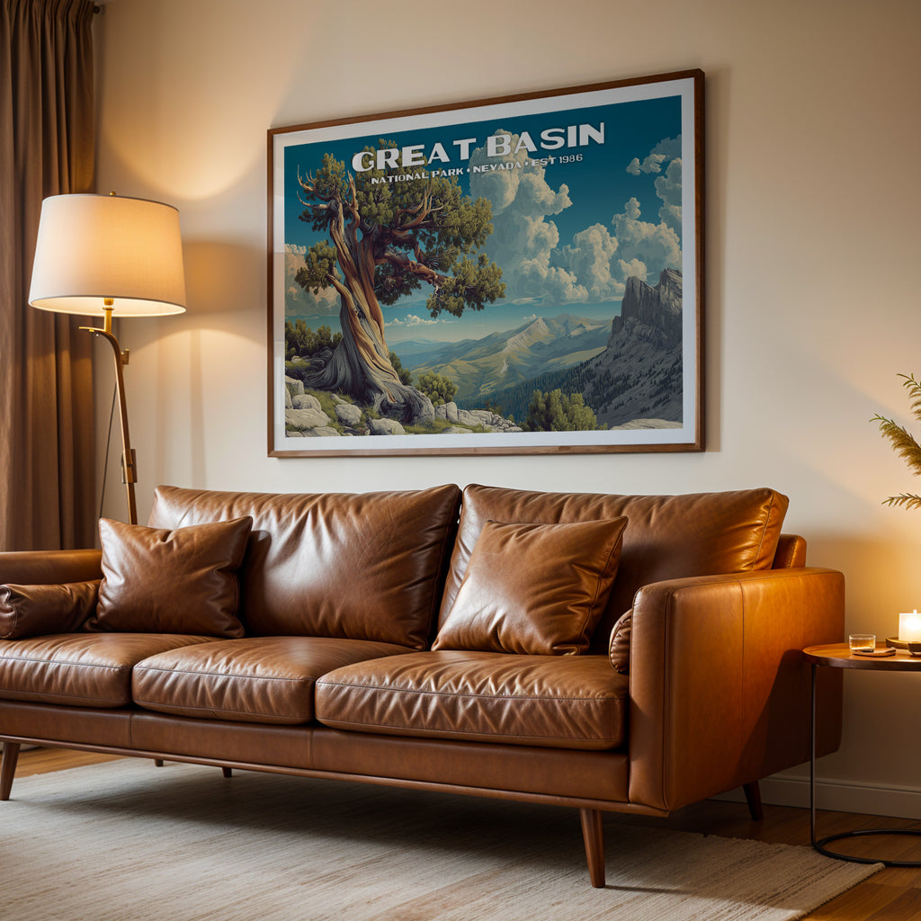 Great Basin National Park Horizontal Vintage Art