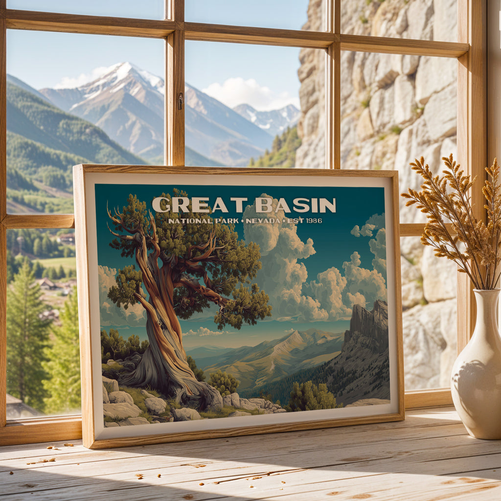 Great Basin National Park Horizontal Vintage Art